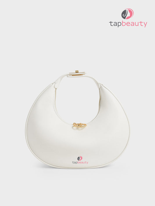 TAPBEAUTY™- Crescent Hobo Bag - White